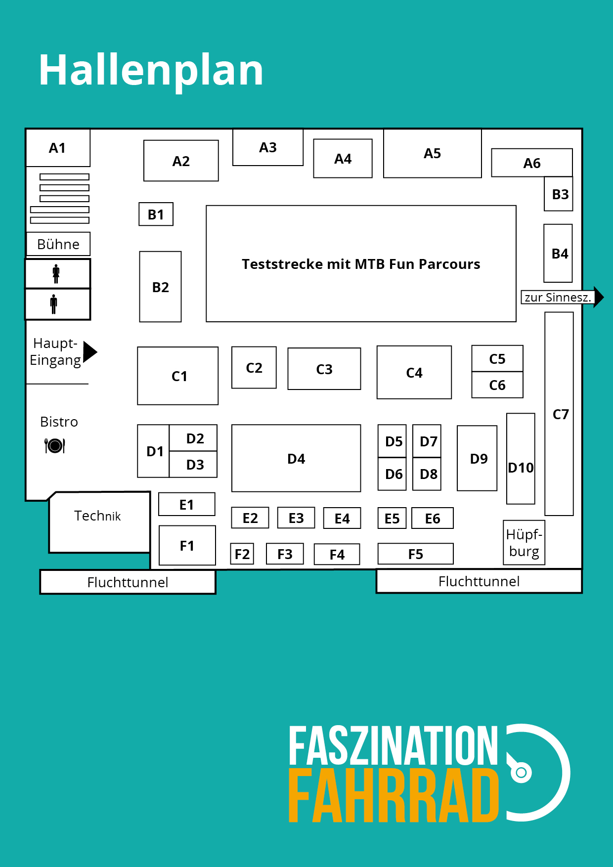 Hallenplan Faszination Fahrrad